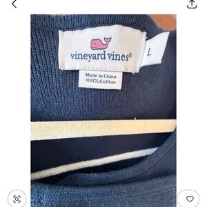 Vineyard Vines Navy and White Striped Blazer with buttons